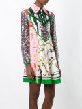 multi print shirt dress