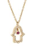'Hamsa Fine Biography' pendant necklace