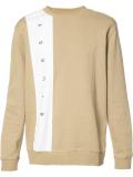 stripe detail sweatshirt