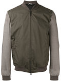 zipped bomber jacket