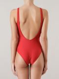draped swimsuit