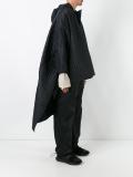 quilted hooded poncho