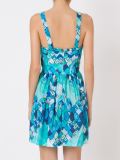 'Ondas' pleated dress