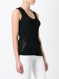 Greek key knit blouse