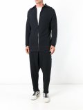 roll neck zipped cardigan