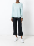 curved hem jumper