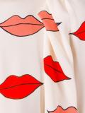 lips print blouse