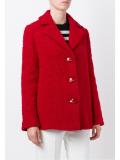 bouclé buttoned jacket