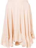 ruffled skirt