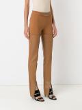 leather panels trousers