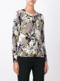 floral embellished cardigan