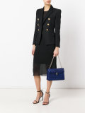quilted snake head shoulder bag