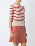 striped knit top