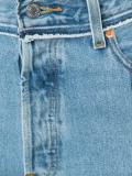 patchwork cropped jeans 