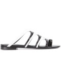 bicolour sandals 