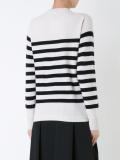 striped crew neck jumper