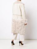 fur panel coat 