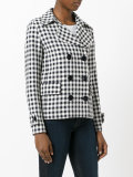 check double-breasted jacket