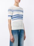 The Mixed Stitch Stripe Top