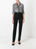 high-rise tailored trousers