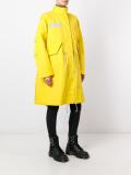 layered effect raincoat