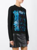 floral print sweatshirt