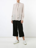 tie front blouse