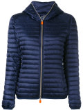 zipped padded jacket
