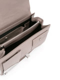 metal plaque shoulder bag