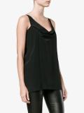 cowl-neck top