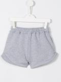 logo patch shorts
