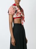 printed bolero with sash