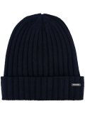 ribbed beanie hat