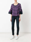 striped knitted top