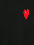 embroidered heart T-shirt 