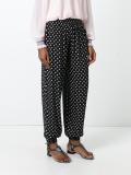 'Kingfish' print trousers