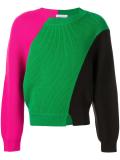 colour block jumper 