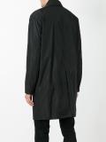 mid-length zipped parka
