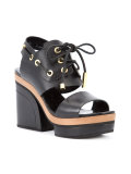 cut out platform sandals 