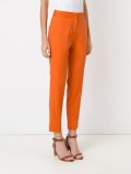 high-waisted trousers