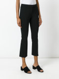 bootcut cropped trousers