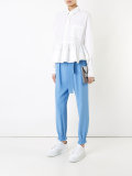 flared hem shirt 