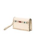 'Rockstud'珠绣手拿包