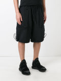 drawstring hem shorts