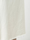 frayed hem pencil skirt
