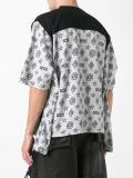 monogram print T-shirt