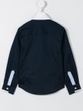 contrast placket shirt 