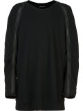 bird back embroidery sweatshirt