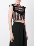 embroidered cropped top