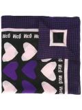 heart print scarf